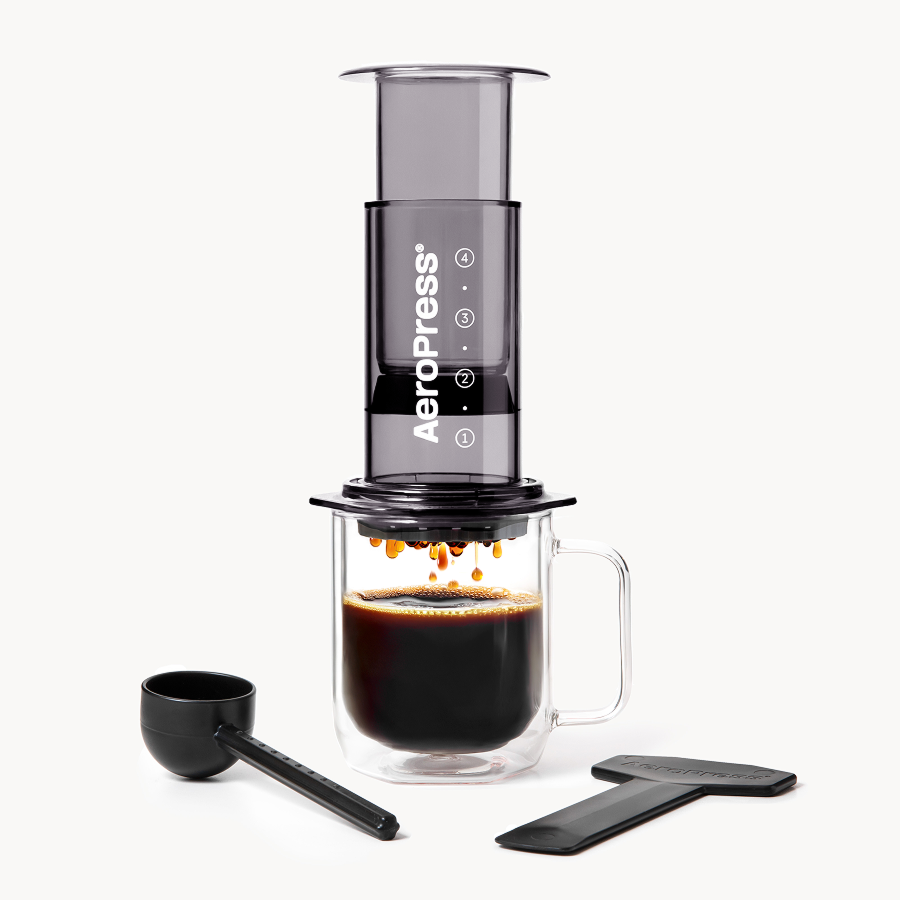 AeroPress Coffee Maker - Clear  & Colors