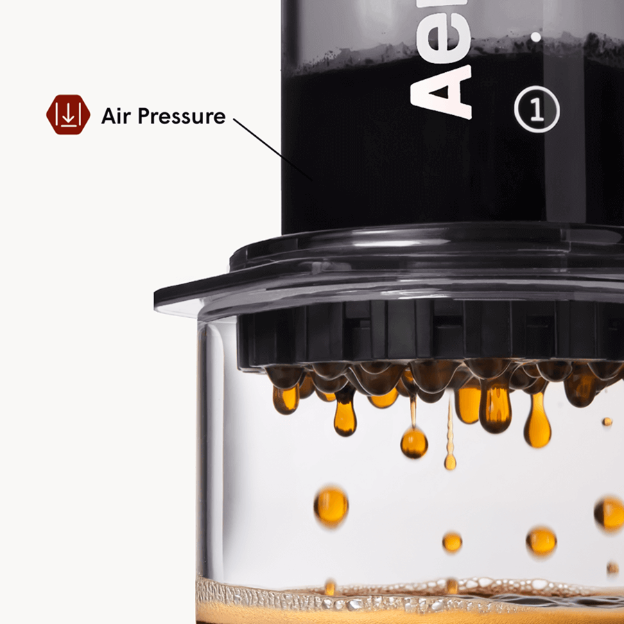 AeroPress Coffee Maker - Clear  & Colors