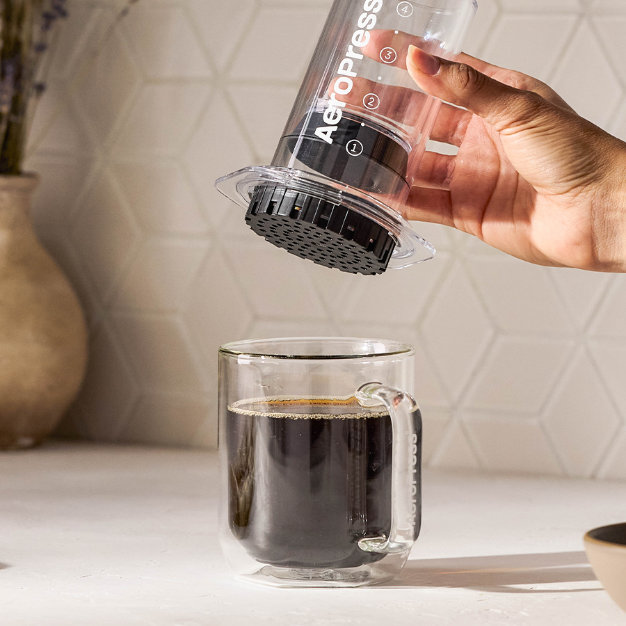 AeroPress Coffee Maker - Clear  & Colors